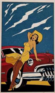 Pin Up - 1ère sérigraphie de Pin-up - 25 ex. - 1 Sérigraphie - Édition limitée et numérotée | Catawiki