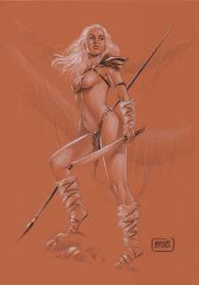 De Luca, Giuseppe - 1 Original drawing - Pin Up - 2025 | Catawiki