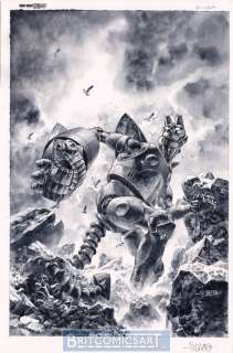 Duncan Fegredo, Mike Mignola - Giant Robot Hellboy 1 Cover By Duncan Fegredo & Mike Mignola Issue 1 Page 0