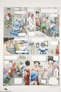 Andréaé - Terre mécanique, planche couleurs n°34 Ã  l‘encr…