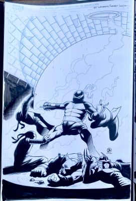 Dj Wiedrich, Walden Wong | TMNT 6 variant cover. Unpublished | Walden Wong