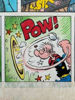 Mevin, Bill - 1 Original colour page - Popeye - Swee’ Pea runs off to Sea - 1979 | Catawiki