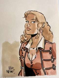 Meynet, Félix - 1 Original colour drawing - Sauvage | Catawiki