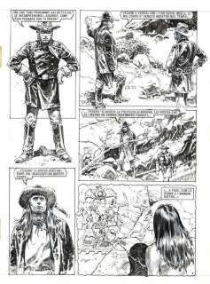 SERPIERI Paolo  - L’homme médecine  - Planche 9 du récit Takuat publié en album en[...] | Vermot et Associés