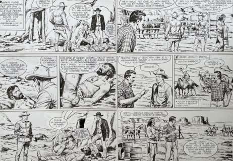 Nicolo, Erio - 2 Original page - Tex | Catawiki