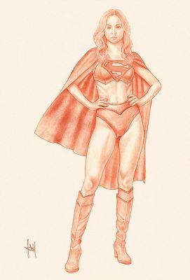Daniel Cayuela - 1 Original drawing - Supergirl - 2025 | Catawiki