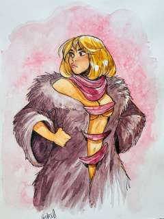 Barbucci, Alessandro - 1 Original colour drawing - Ekho - Etude de couverture pour le Tome 5 - 2014 | Catawiki