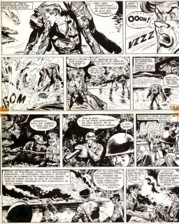 Jijé | Tanguy et Laverdure, planche n°34 Ã  l’encre de… | Millon