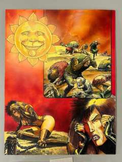 Ezquerra, Carlos - 1 Original colour page - Durham Red - Island of the Damned Part 7 - Title Page - 1992 | Catawiki