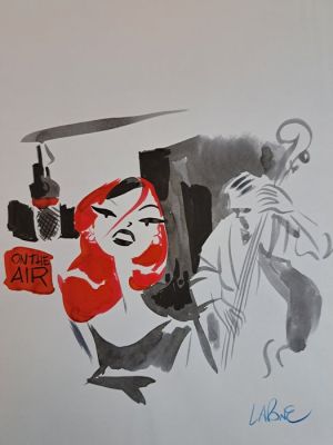 Lapone, Antonio - 1 Original colour drawing - On The Air | Catawiki
