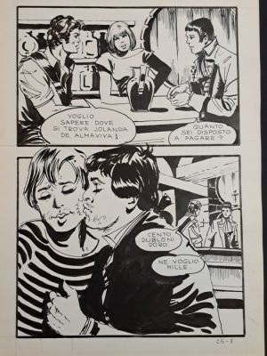 Manara, Milo - 1 Original page - Jolanda: La Contessa Nera | Catawiki