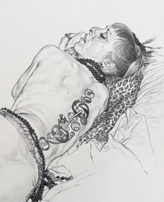 Riccardo Mannelli - 1 Original drawing - Sara - In studio | Catawiki