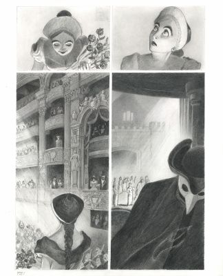 Paul & Gaëtan Brizzi | Le Fantôme de l’Opéra - Planche originale n°21 | Daniel Maghen