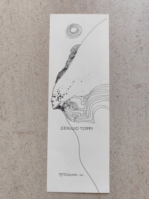 Toppi, Sergio - 1 Original drawing - Landscape warrior - 2010 | Catawiki