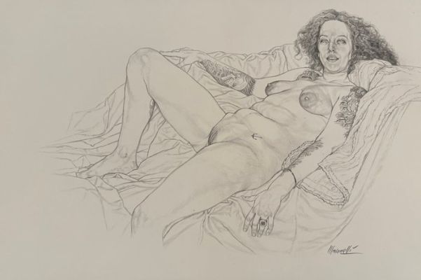 Riccardo Mannelli - 1 Original drawing - Don’t let it be - Chiara Alice | Catawiki