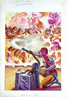 ANTONIO CANALE - Original cover cm. 25,5x37. Gouache. Mint. Code 9903.