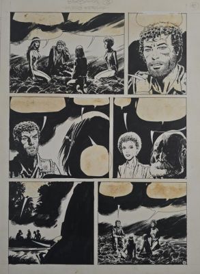 Zanotto, Juan - 1 Original page - Barbara n. 18 - "Vialero Estelar"