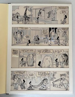 Sleen, Marc - 1 Page originale + album deluxe - Nero 23 - De X-bom - gesigneerd - 1997 | Catawiki