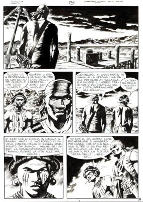 Dotti, Maurizio - 2 Original page - Dampyr #93 - "L’isola dei bucanieri" - 2007 | Catawiki