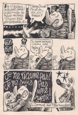 Larcenet, Manu - 1 Original page - Le rire du Chacal - p. 05 - 1993 | Catawiki