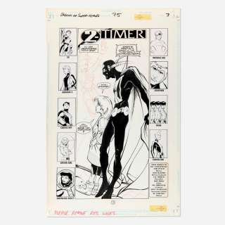 Lee Moder and Ron Boyd, Legion of Super-Heroes #75 Story Page 3 Original Art (DC Comics, 1995) | Landry Pop Auctions