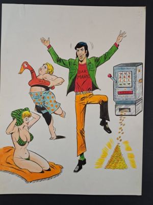 Montanari, Giuseppe - 1 Original cover - Lando: I Casinò di Las Figas | Catawiki