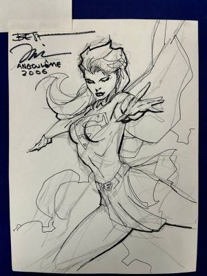 Jim Lee - Original drawing - Supergirl - 2006 | Catawiki