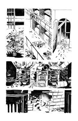 Continue Shopping | ABSOLUTE BATMAN - ARK-M SPECIAL #1 PAGE 13 (ORIGINAL ARTWORK BY JOSH HIXSON) | Scott’s Collectables