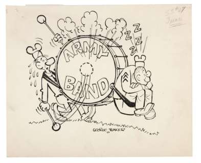 â€œSAD SACKâ€ ORIGINAL ART LOT OF FOUR COMIC BOOK COVERS. | Hake’s