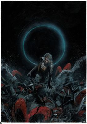 Continue Shopping | ABSOLUTE GREEN LANTERN #1 MARTIN SIMMONDS ORIGINAL COVER ART | Scott’s Collectables