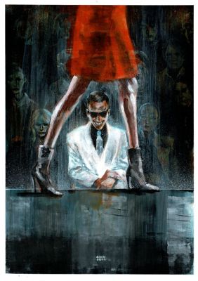 Continue Shopping | SMILE FOR THE CAMERA #1 MARTIN SIMMONDS ORIGINAL COVER ART | Scott’s Collectables