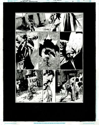 The Bat-Man: Second Knight #2 p.06 - Bat-Man Bleeding Out! | Comic Book Art Gallery