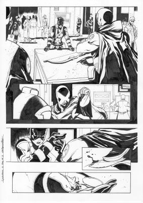 Continue Shopping | GWENPOOL #5 PAGE 2 ORIGINAL PAGE BY STEFANO NESI | Scott’s Collectables