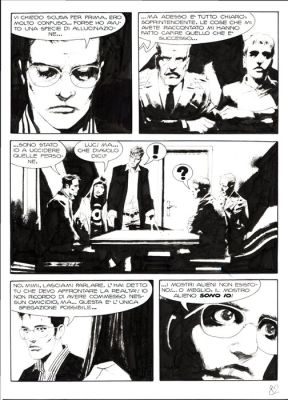 Roi, Corrado - 1 Original page - Dylan Dog #259 - "Da una lontana galassia" - 2008 | Catawiki