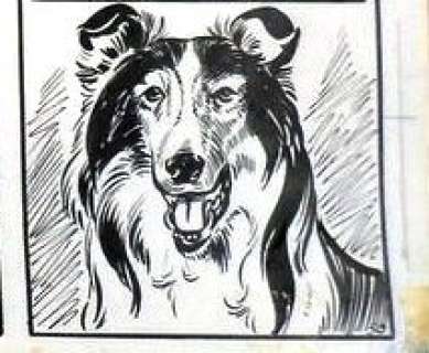 Studio Vandersteen | Originele pagina (p.13)  - Bessy  - Het wagengeweer  - (1969) | Catawiki