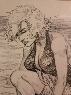 KAS - 1 Original drawing - Marilyn Monroe hommage - 2006