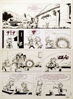 BROCA Nic  - Spirou et Fantasio  - Planche 37 de l’album Les faiseurs de silence[...] | Vermot et Associés