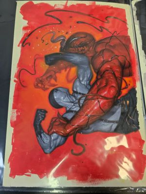 Continue Shopping | EDDIE BROCK CARNAGE #10 DE TOMMASO ORIGINAL COVER ART | Scott’s Collectables