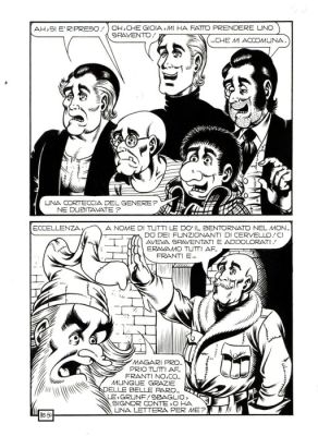 Piffarerio, Paolo - 2 Original page - Alan Ford #85 - "Alta finanza" - 1980 | Catawiki