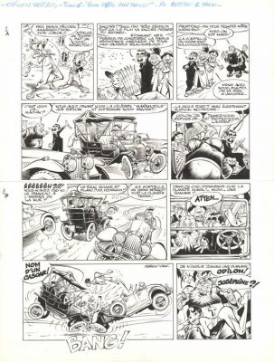 Laurent Verron | Planche originale n°08 - Vade retro Hollywood ! - Odilon Verjus | Daniel Maghen