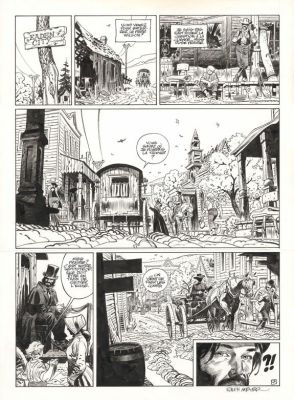 Ralph Meyer | Planche originale n°07 - Mister Prairie - Undertaker | Daniel Maghen
