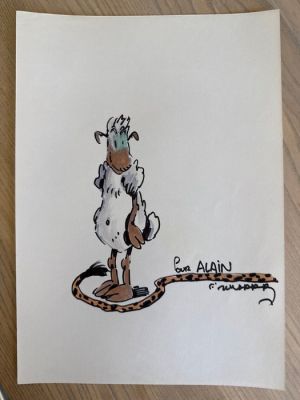 F’murrr (Peyzaret, Richard) - 1 Original colour drawing - Le génie des Alpages - 1991 | Catawiki