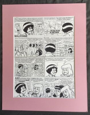 Devos, Jacques - 1 Original page - Génial Olivier - Beginpagina Maldonne - 1989 | Catawiki