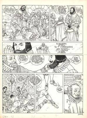 André Juillard | Planche originale n°16 - L’Arbre de Mai - Les 7 Vies de l’Épervier | Daniel Maghen