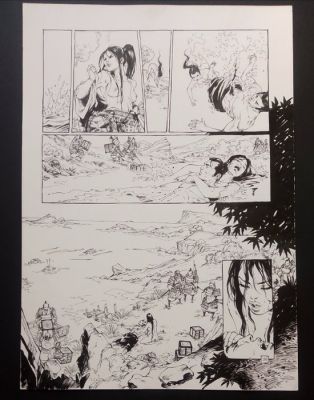 Mormille, Cristina - 1 Original page - Samurai Legend - T3 | Catawiki