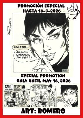 Enric Badia Romero | Modesty Blaise – Original daily strip #4107 – Romero | Origin Of Comics