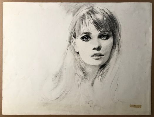 Joan Marti (Petronius) - 1 Original drawing - Romántica - 1961 | Catawiki