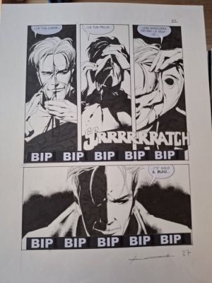 Roi Corrado - 1 Original page - Nathan Never gigante #17 - "I giorni della Maschera" - 2014