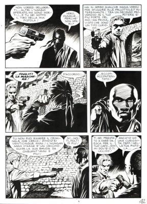 Dotti, Maurizio - 1 Original page - Dampyr #94 - "Lo stregone senza volto" - 2008 | Catawiki
