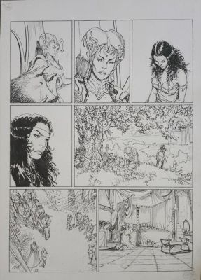 De Vita, Giulio - 1 Original page - Les Mondes de Thorgal - Kriss de Valnor T02 - Je n‘oublie rien